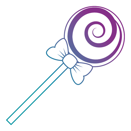 sweet lollipop isolated icon vector illustration designのイラスト素材