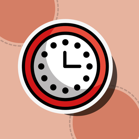 logistics clock time business customer service vector illustrationのイラスト素材