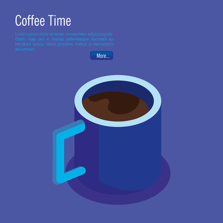 coffee cup isometric icon vector illustration design coffee cup isometric icon vector illustration design
