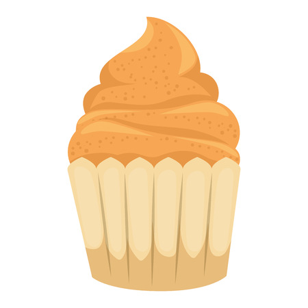 sweet cupcake pastry icon vector illustration designのイラスト素材