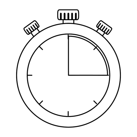 timer chronometer isolated icon vector illustration designのイラスト素材