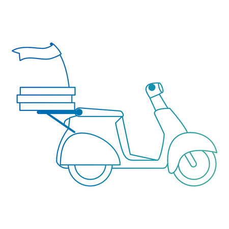 delivery service motorcycle icon vector illustration designのイラスト素材