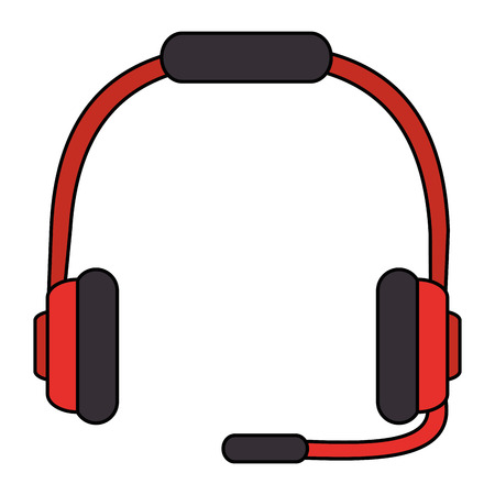 headset device isolated icon vector illustration designのイラスト素材