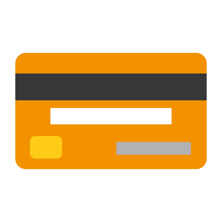 credit card isolated icon vector illustration designのイラスト素材
