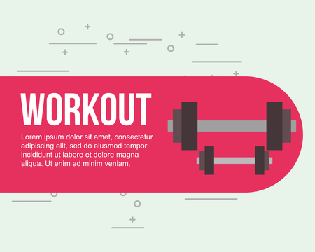 weight dumbbells fitness gym workout vector illustrationの写真素材