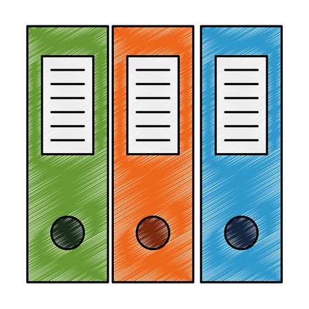 office files organiser icon vector illustration designのイラスト素材