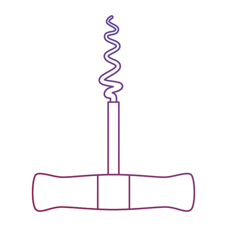 corkscrew tool isolated icon vector illustration designのイラスト素材