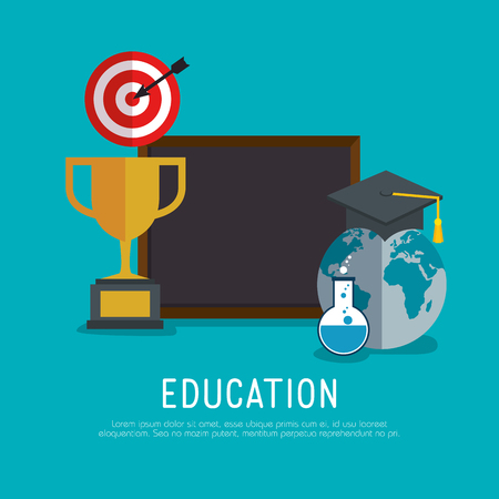 education learning set icons vector illustration designのイラスト素材