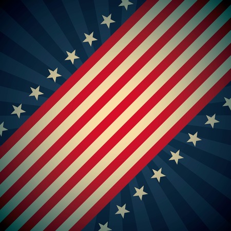labor day card american flag background vector illustrationのイラスト素材