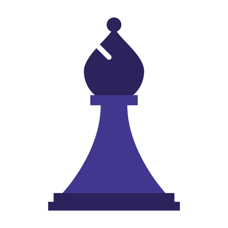 bishop chess piece isolated icon vector illustration designのイラスト素材