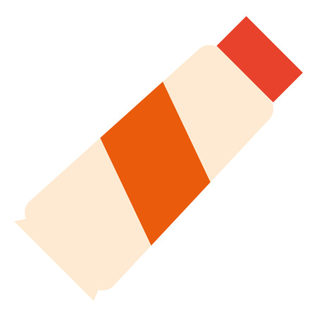 cream tube product icon vector illustration designのイラスト素材