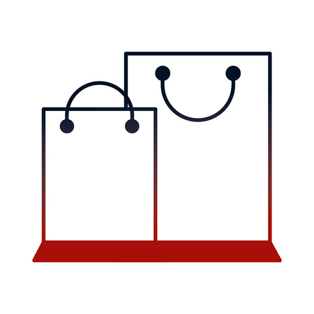 shopping bags commercial icon vector illustration designのイラスト素材