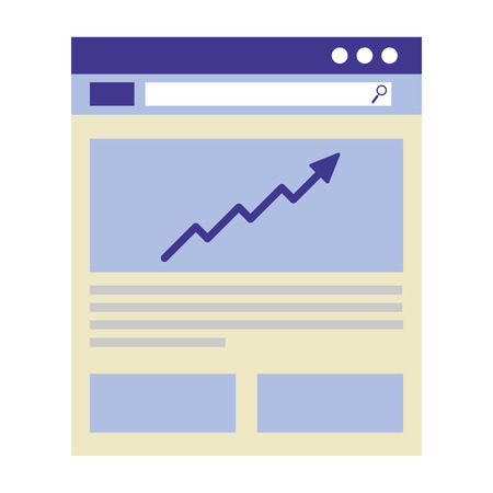business report document paper information vector illustrationのイラスト素材