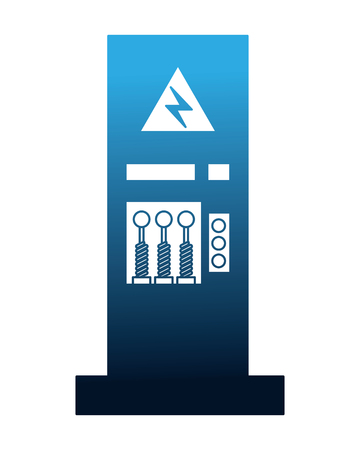 factory monitoring control machine vehicle vector illustrationのイラスト素材