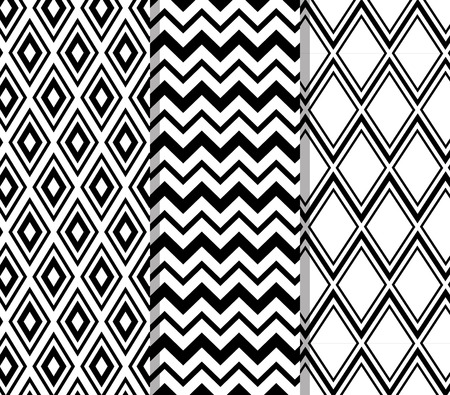 figures geometrics monochrome set backgrounds vector illustration designのイラスト素材