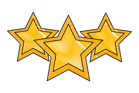 stars award winner success symbol vector illustrationのイラスト素材