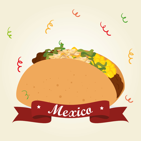 burrito mexican traditional icons vector illustration designのイラスト素材
