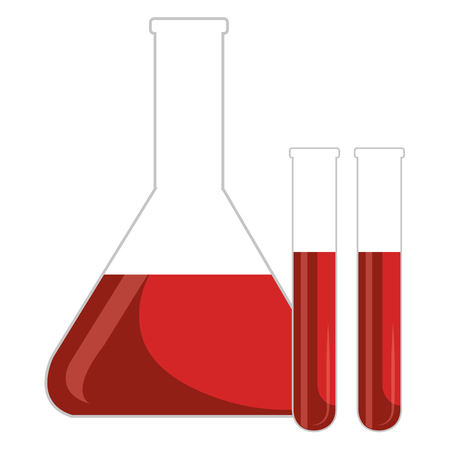medical tubes tests icon vector illustration designのイラスト素材