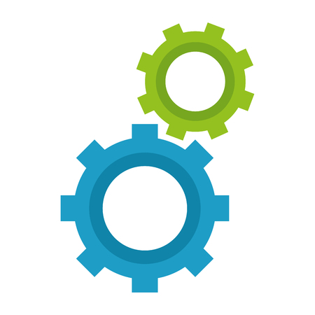 gears machinery isolated icon vector illustration designのイラスト素材