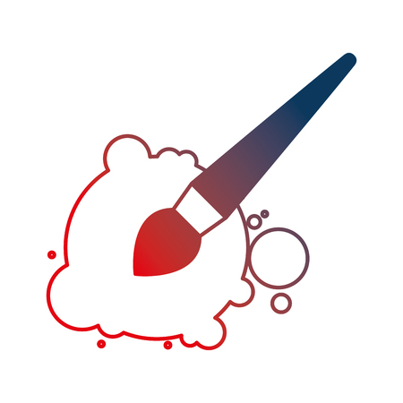 paint brush isolated icon vector illustration designのイラスト素材