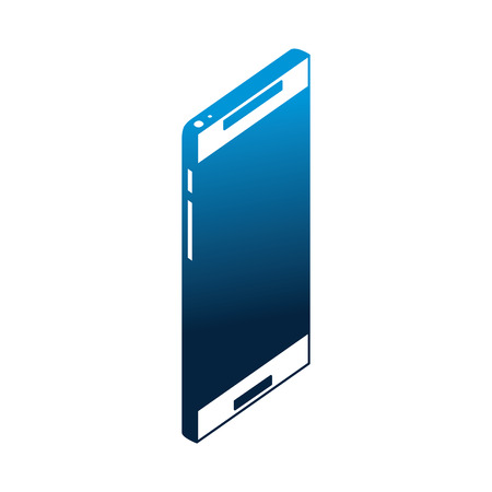 smartphone device isometric icon vector illustration designのイラスト素材