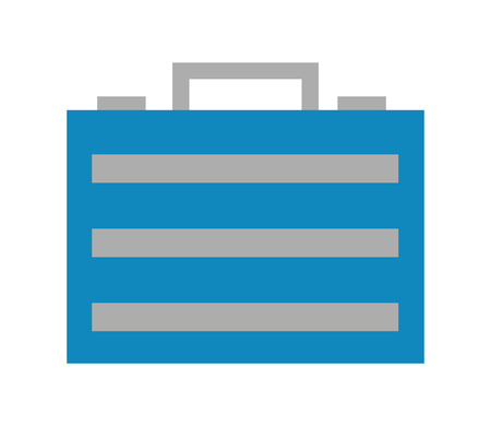 business briefcase object accessory icon vector illustrationのイラスト素材