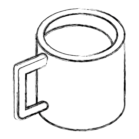 coffee cup isolated icon vector illustration designのイラスト素材