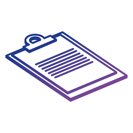 checklist clipboard isolated icon vector illustration designのイラスト素材