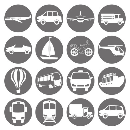 transport logistic set vehicles vector illustration designのイラスト素材