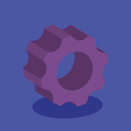 gears machine isolated icon vector illustration designのイラスト素材