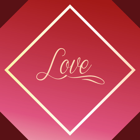 valentines day love diamond figure sign vector illustrationのイラスト素材