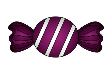 sweet wrapped candy sugar confectionery vector illustrationのイラスト素材
