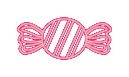 sweet candy confetionery neon design vector illustrationのイラスト素材