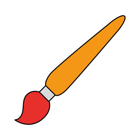 paint brush isolated icon vector illustration designのイラスト素材