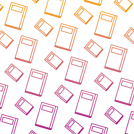 text books pattern background vector illustration designのイラスト素材