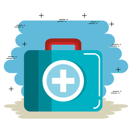 medical kit handle icon vector illustration designのイラスト素材