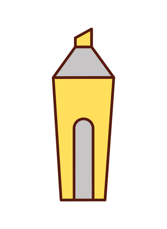 graphic design marker pen tool color vector illustrationのイラスト素材