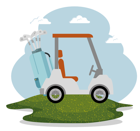 golf sport champions league vector illustration designのイラスト素材