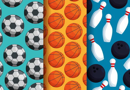 sports champions league set icons vector illustration designのイラスト素材