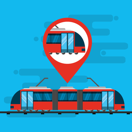 gps navigation transportation meter location way vector illustrationのイラスト素材