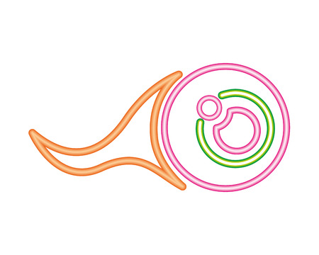 halloween eye isolated icon vector illustration designのイラスト素材