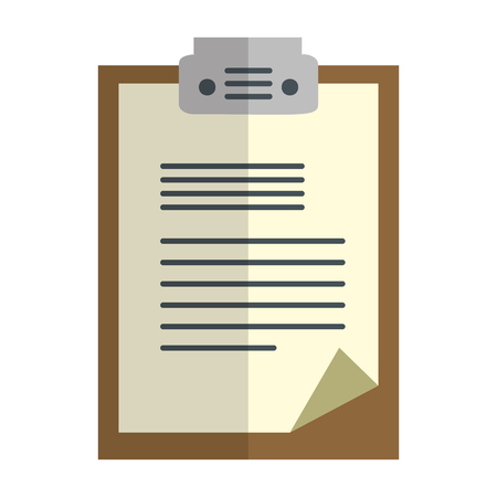checklist clipboard isolated icon vector illustration designのイラスト素材