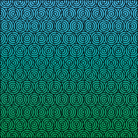 color and circular lines pattern vector illustration designのイラスト素材