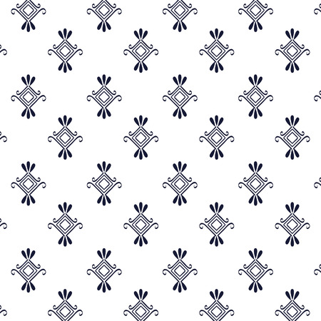 floral frame victorian style pattern vector illustration designのイラスト素材