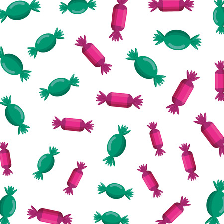 sweet candies pattern background vector illustration designのイラスト素材