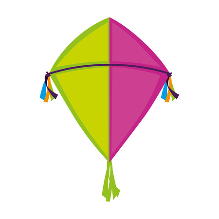 cute kite flying icon vector illustration designのイラスト素材