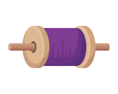 roll of thread for kite vector illustration designのイラスト素材