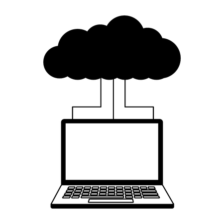 computer cloud storage search engine optimization vector illustrationのイラスト素材