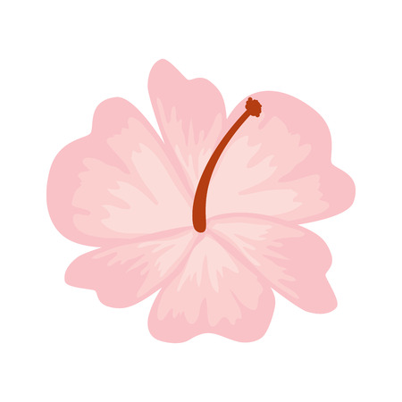 cute flower decorative icon vector illustration designのイラスト素材