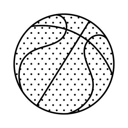 basketball balloon sport icon vector illustration designのイラスト素材